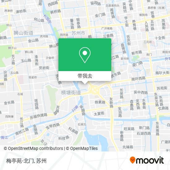 梅亭苑-北门地图