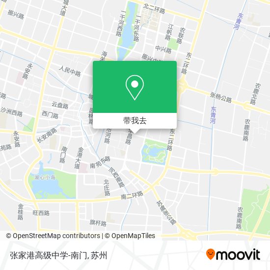 张家港高级中学-南门地图