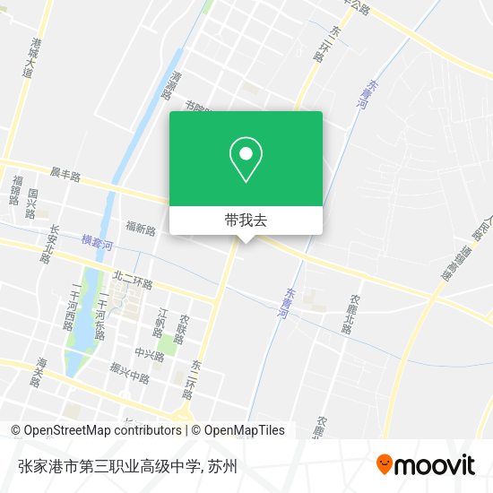 张家港市第三职业高级中学地图