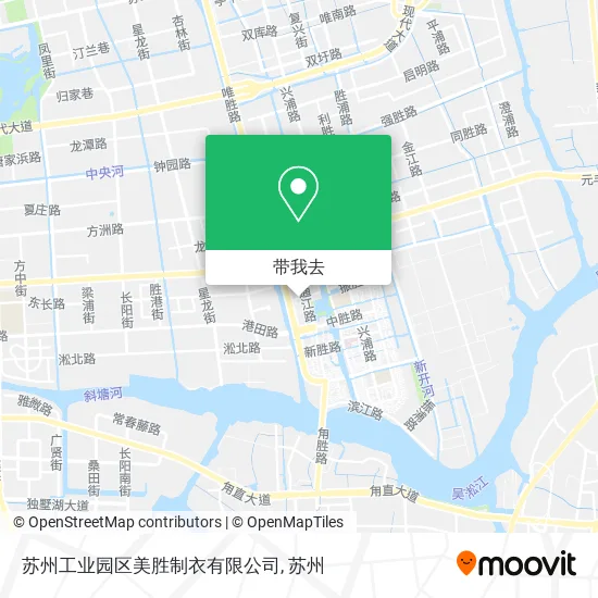 苏州工业园区美胜制衣有限公司地图