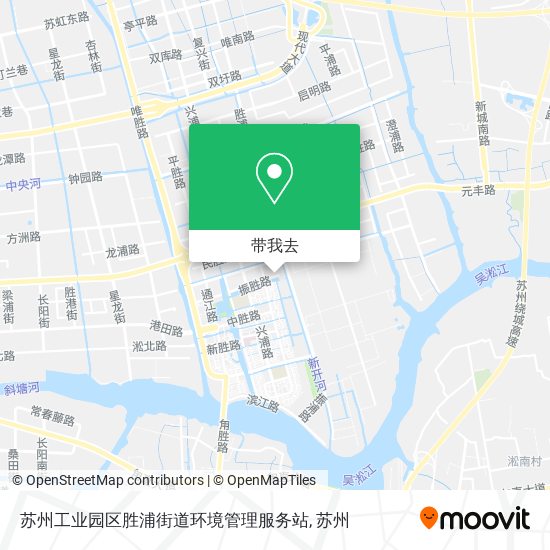苏州工业园区胜浦街道环境管理服务站地图