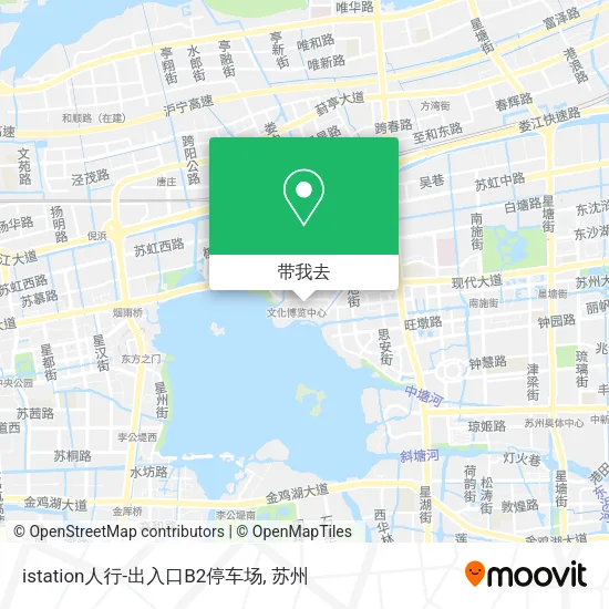istation人行-出入口B2停车场地图