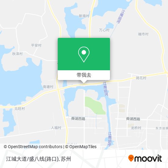 江城大道/盛八线(路口)地图