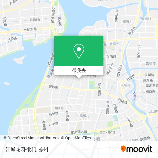 江城花园-北门地图