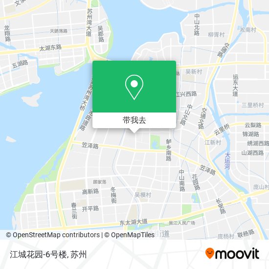 江城花园-6号楼地图