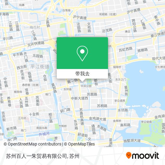 苏州百人一朱贸易有限公司地图