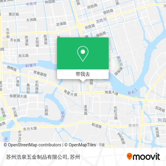 苏州浩泉五金制品有限公司地图