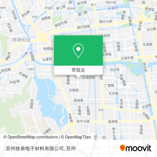 苏州致泉电子材料有限公司地图