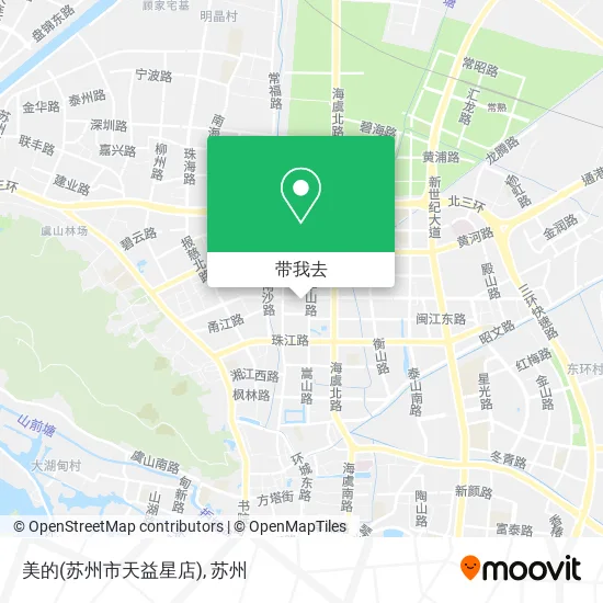 美的(苏州市天益星店)地图