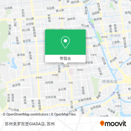 苏州美罗百货GIADA店地图