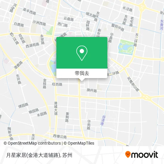 月星家居(金港大道辅路)地图