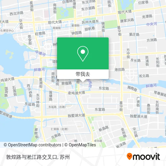 敦煌路与淞江路交叉口地图