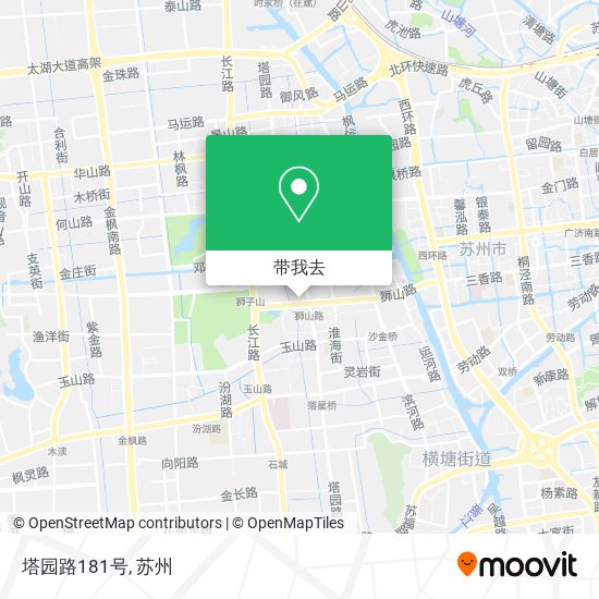 塔园路181号地图