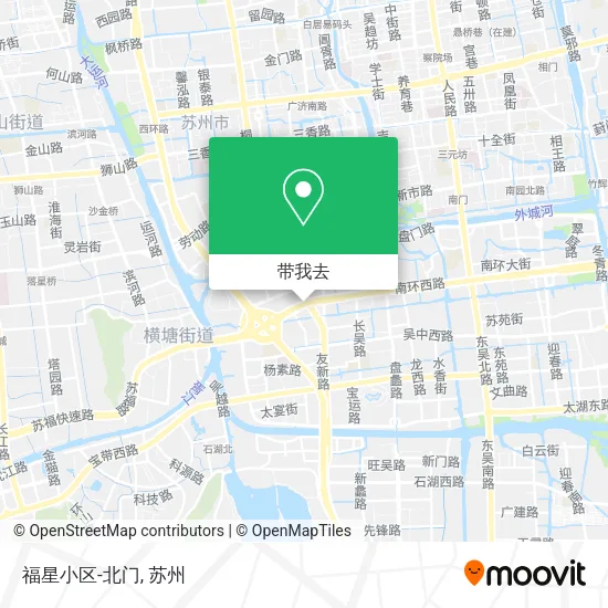 福星小区-北门地图
