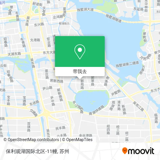 保利观湖国际北区-11幢地图