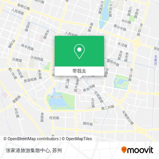 张家港旅游集散中心地图