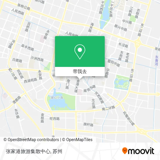 张家港旅游集散中心地图