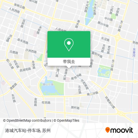 港城汽车站-停车场地图
