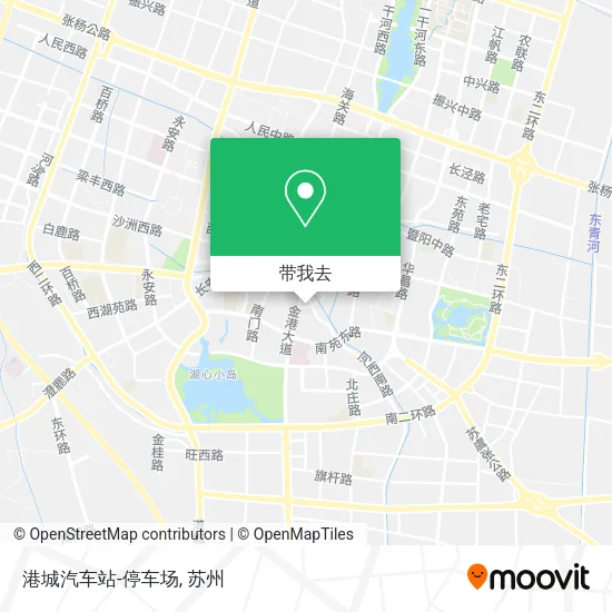 港城汽车站-停车场地图