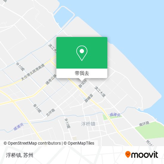 浮桥镇地图