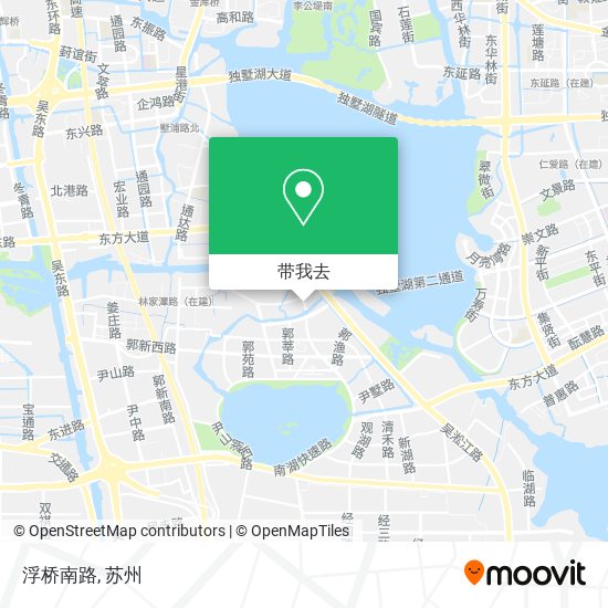 浮桥南路地图