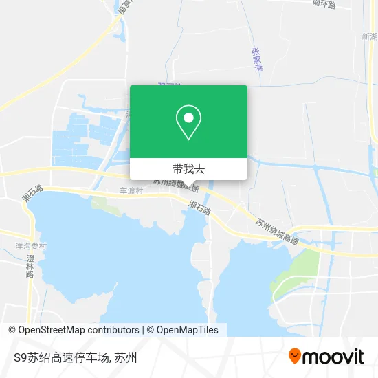 S9苏绍高速停车场地图