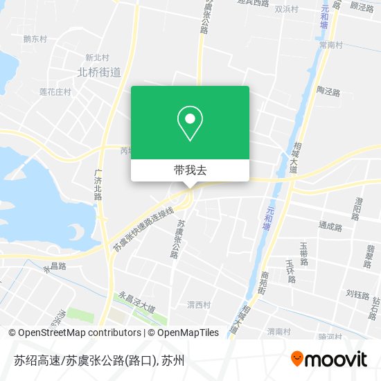苏绍高速/苏虞张公路(路口)地图