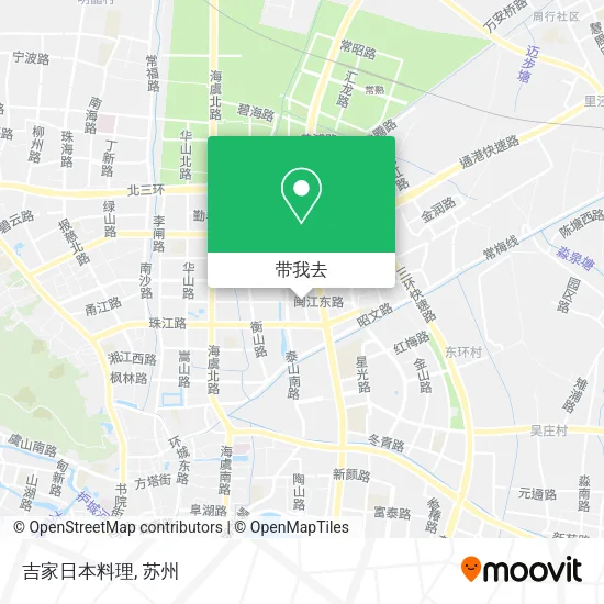吉家日本料理地图