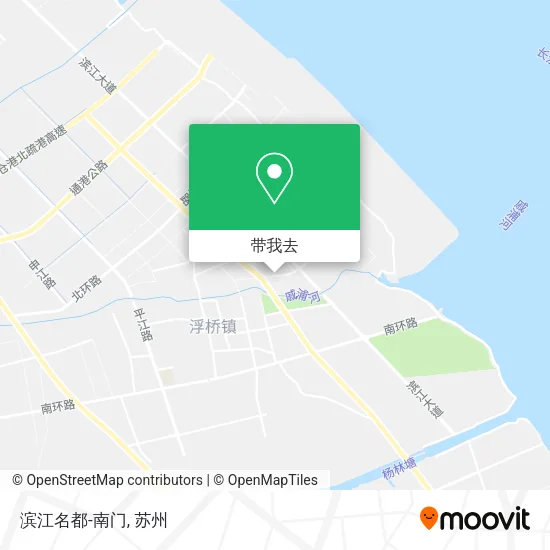 滨江名都-南门地图