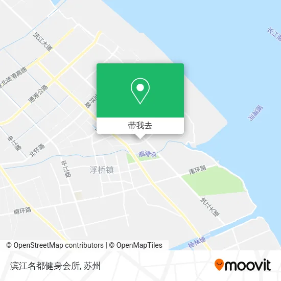 滨江名都健身会所地图