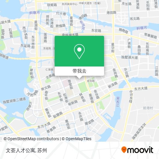 文荟人才公寓地图