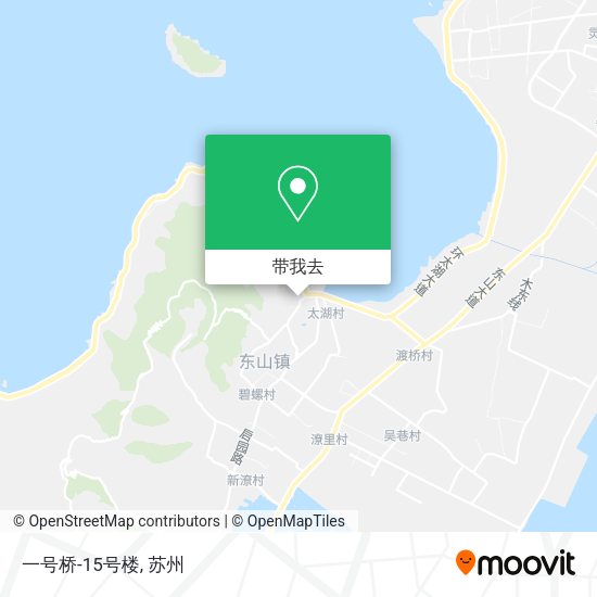 一号桥-15号楼地图