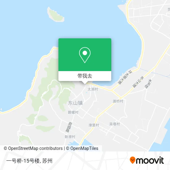 一号桥-15号楼地图