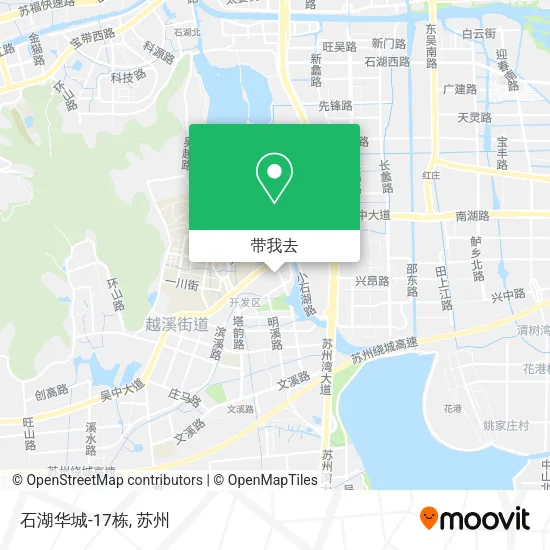石湖华城-17栋地图
