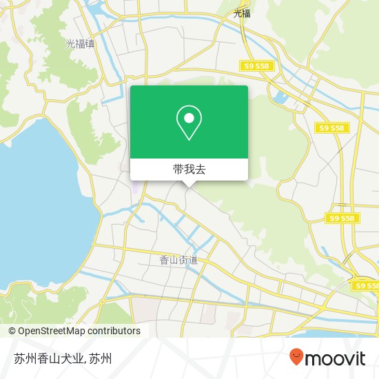 苏州香山犬业地图