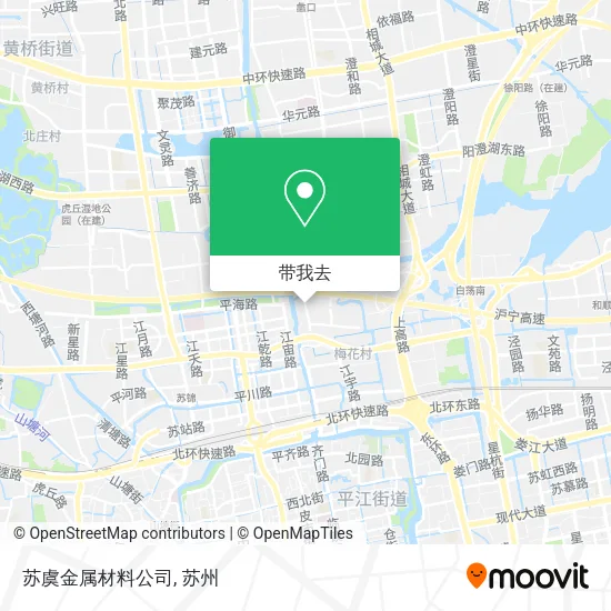 苏虞金属材料公司地图