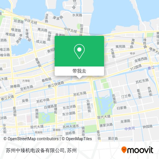 苏州中臻机电设备有限公司地图