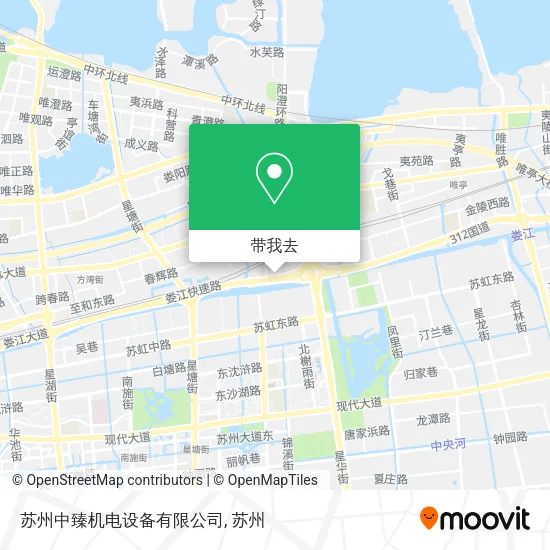 苏州中臻机电设备有限公司地图
