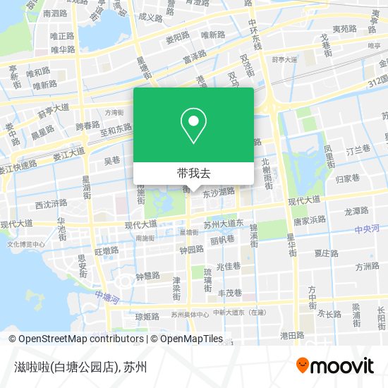 滋啦啦(白塘公园店)地图