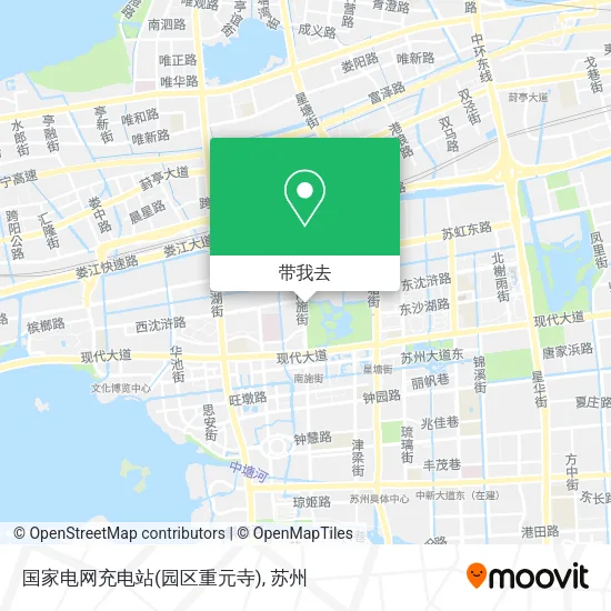 国家电网充电站(园区重元寺)地图
