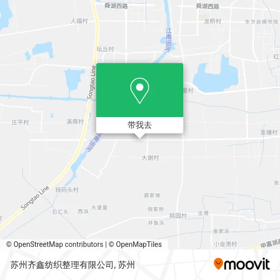 苏州齐鑫纺织整理有限公司地图