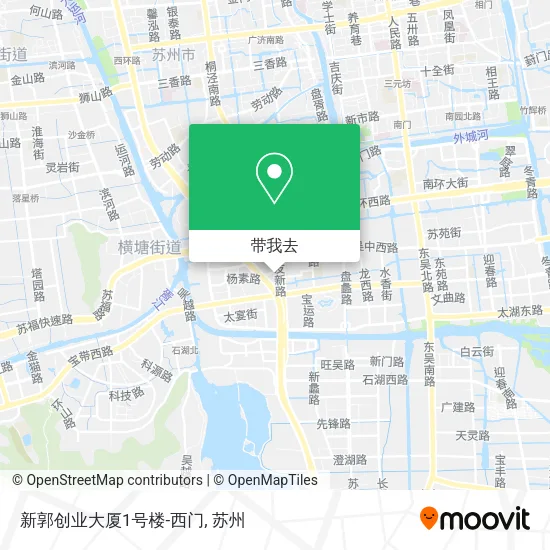 新郭创业大厦1号楼-西门地图