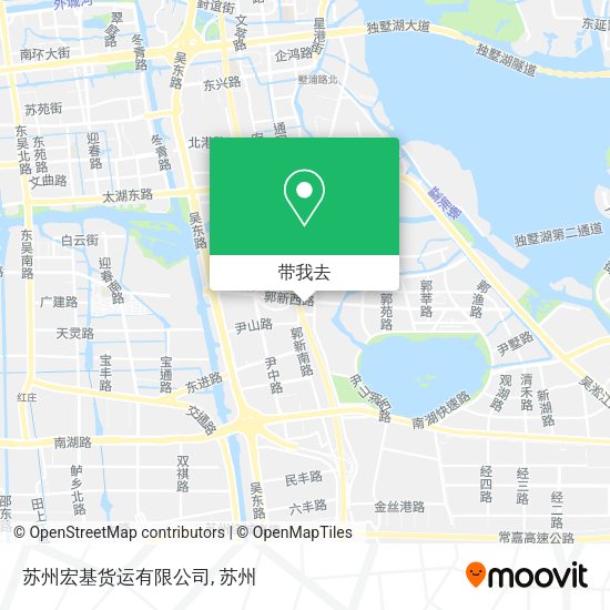 苏州宏基货运有限公司地图