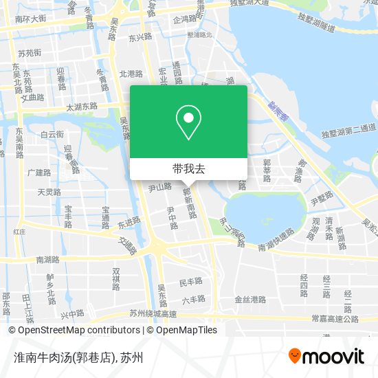 淮南牛肉汤(郭巷店)地图