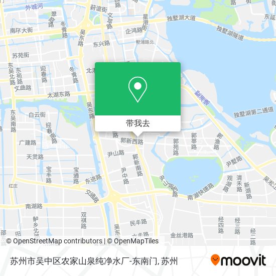 苏州市吴中区农家山泉纯净水厂-东南门地图