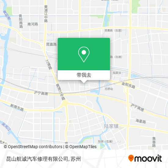 昆山航诚汽车修理有限公司地图