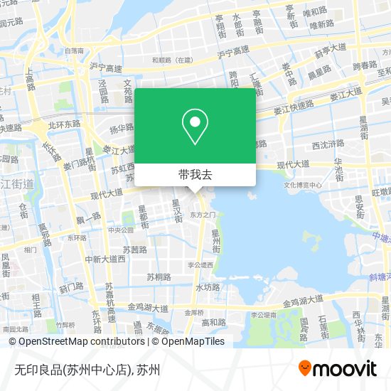 无印良品(苏州中心店)地图