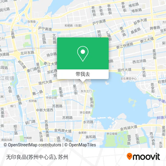 无印良品(苏州中心店)地图
