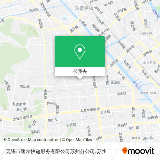 无锡市速尔快递服务有限公司苏州分公司地图