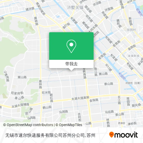 无锡市速尔快递服务有限公司苏州分公司地图